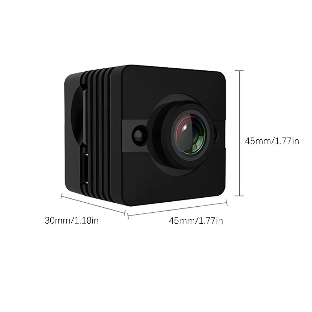 SQ12 Mini Wi-fi Nuotolinio valdymo vaizdo Kamera Ultra High Definition 155 Laipsnių Plataus Kampo Objektyvas nešiojamą vaizdo kamerą su vandeniui korpusas