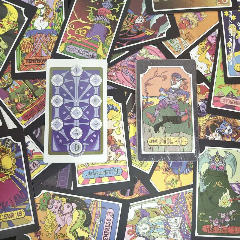 JoJo Keistų Nuotykių Taro Kortų Cosplay Rekvizitai Anime Šachmatų Kortelės Dovana Taro Kortų 22 Grand Akana + 9 Royal Dievų