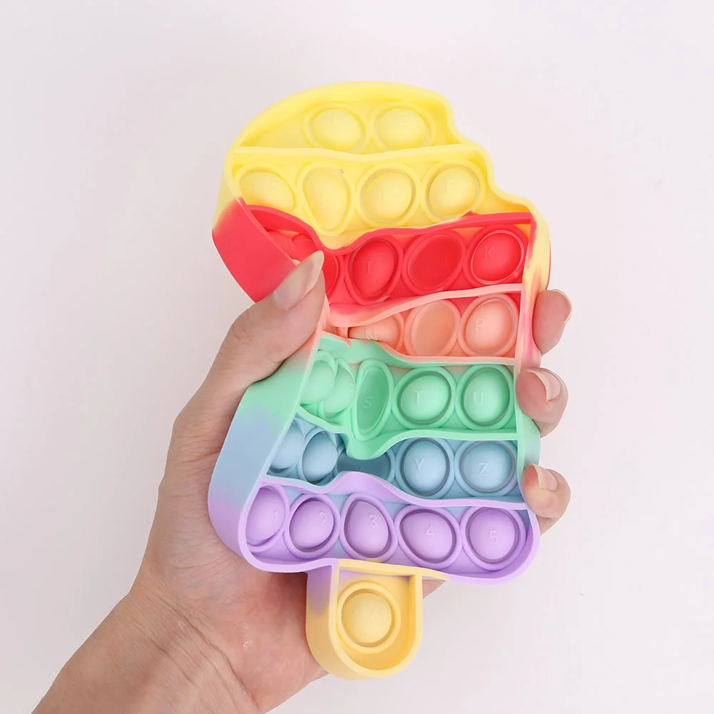 Tiesioginio Burbulas Fidget Žaislai Suaugusių Įtempių Jutimo Žaislas Antistress Fidgets Ledų Valdybos Minkštas Plonas Burbulas Anti-Stresas Žaidimas