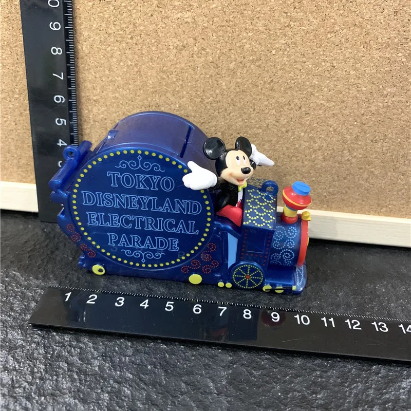 1Piece 10cm Disney rasti Japonija Mickey naktį kelionių šviesos šou mažai traukinio saldainių dėžutė saugojimo dėžutė
