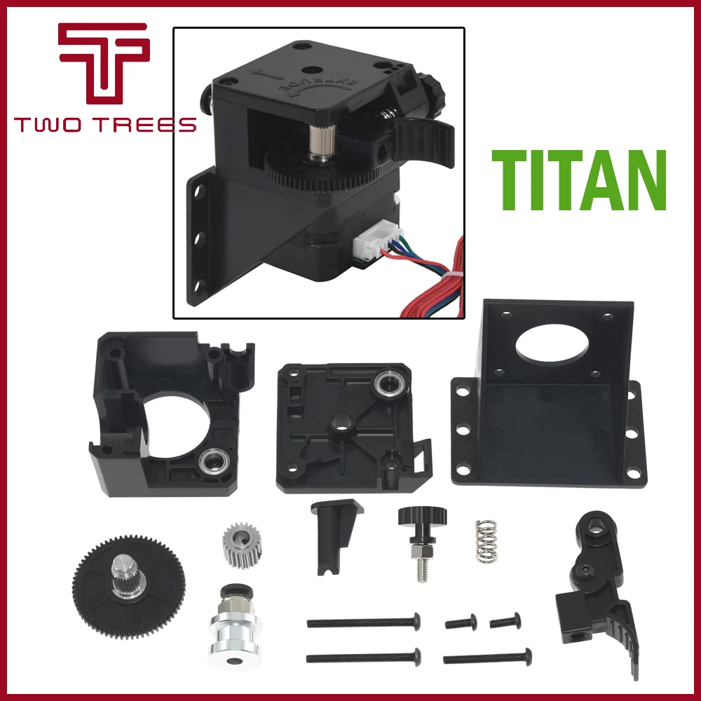 3D Spausdintuvas Titan V6 Hotend Ekstruderiu Pilnas Komplektas Titan Ekstruderiu Pilnas Komplektas Reprap MK8 i3 Suderinama TEVO ANET