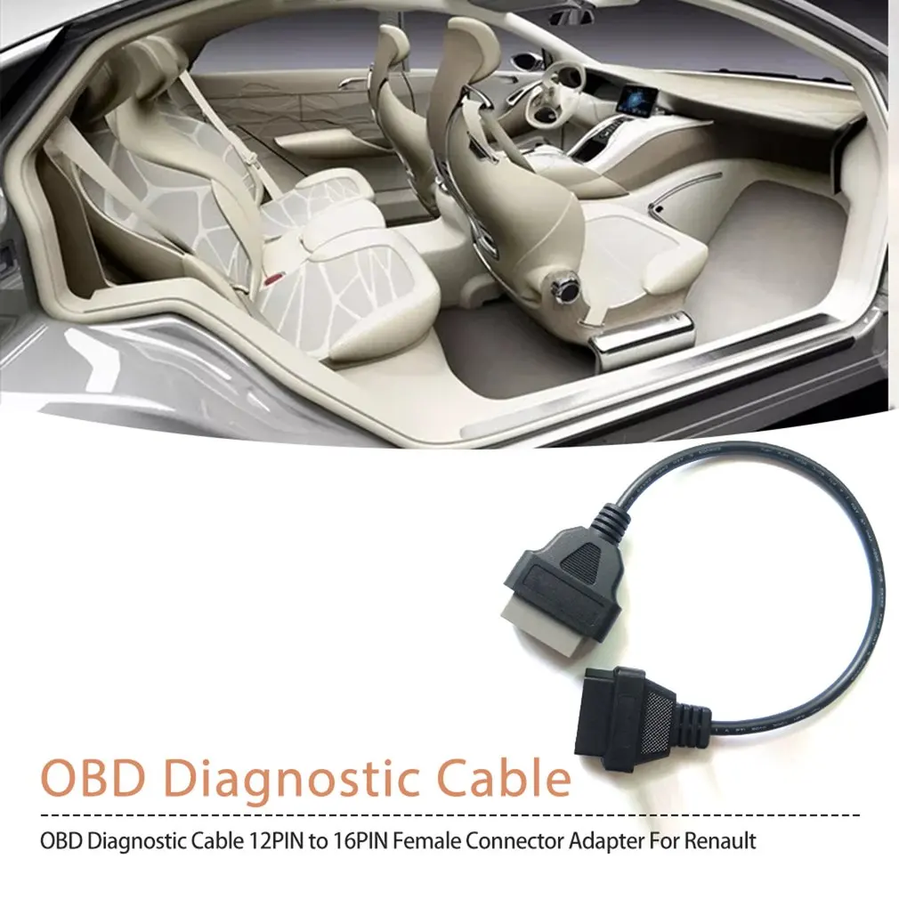 Eaglerich 14Pin į 16PIN OBD1 OBD2 Kabelis Nissan OBD II Diagnostikos Sąsaja ELM327 Skaitytuvas Extension Adapter Rk