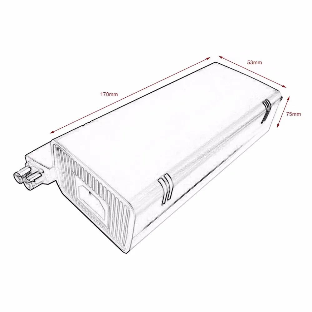 Naujas AC 100-240V Adapteris Maitinimo Įkroviklis ES Prijunkite Kabelį skirtą XBOX 360 Slim Idealus Pakeitimas Įkroviklį Su LED Lemputė