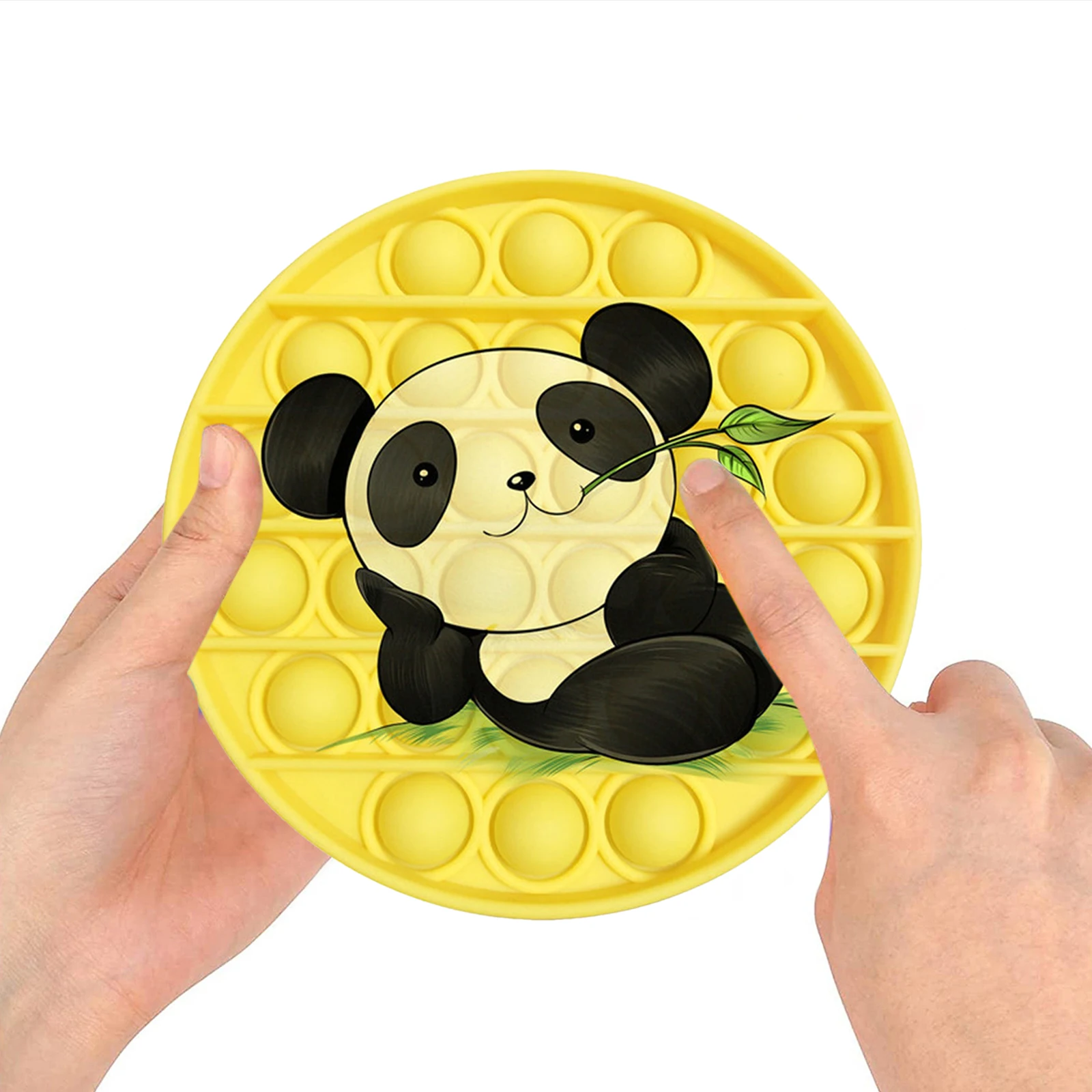 200mm Didelis didelis Panda Gyvūnų Duomenys Žaislai Antistress Vaikams Paprasta Dimple Žaislai Spausdinti Vaikams, Suaugusiems Popite Fidget Žaislas