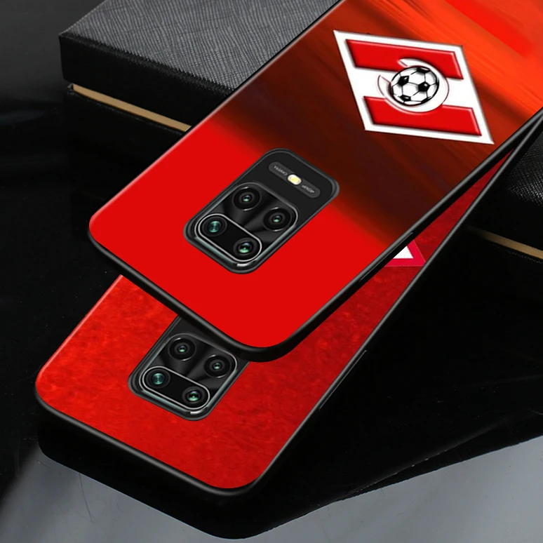 Futbolo Spartak Maskva dėl Xiaomi Redmi Pastaba 9T 9 9S 8 8T 7 7S 6, 5A 5 4X 4 Pro Max Premjero Juoda Telefono dėklas
