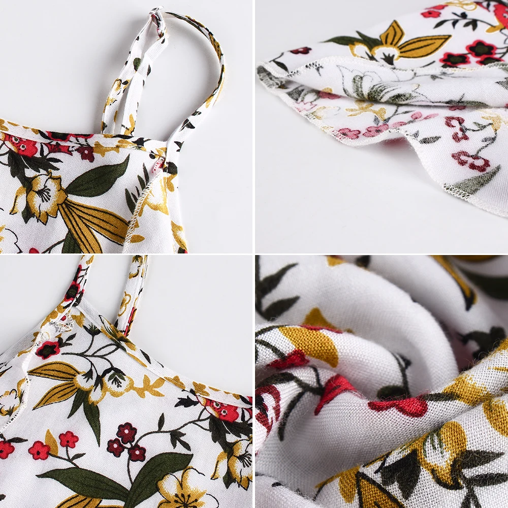 Vasaros Slim Apynasrio Spausdinti Suknelė 2021 Moterų Atsitiktinis Rankovių Raukiniai Mini Gėlių Sundress Naują Mados Liniją, Saldus Šalis Suknelės