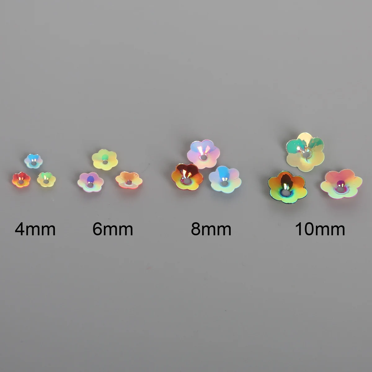 20g Balta/Mišrios Spalvos 4/6/8/10mm Aukštos Kokybės 3D China Gėlių Siuvimo Embellishment Drabužių Accssory 