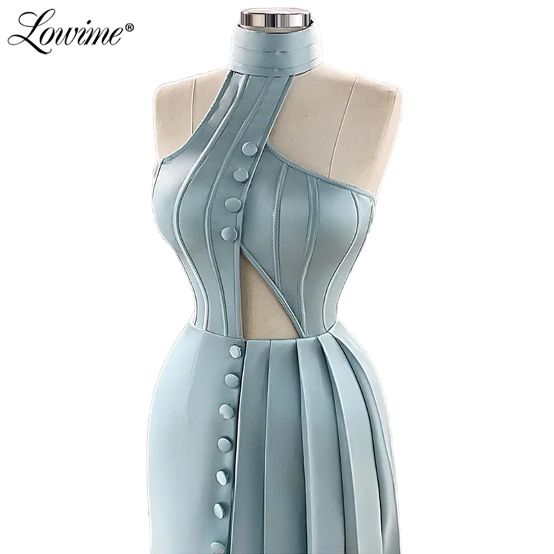 Šviesiai Mėlyna Šalis Suknelė Individualų Ilgai Prom Dresses 2021 Chalatas De Soirée De Mariage arabų Cut-out Dizaino Vakare Chalatai Vestidos
