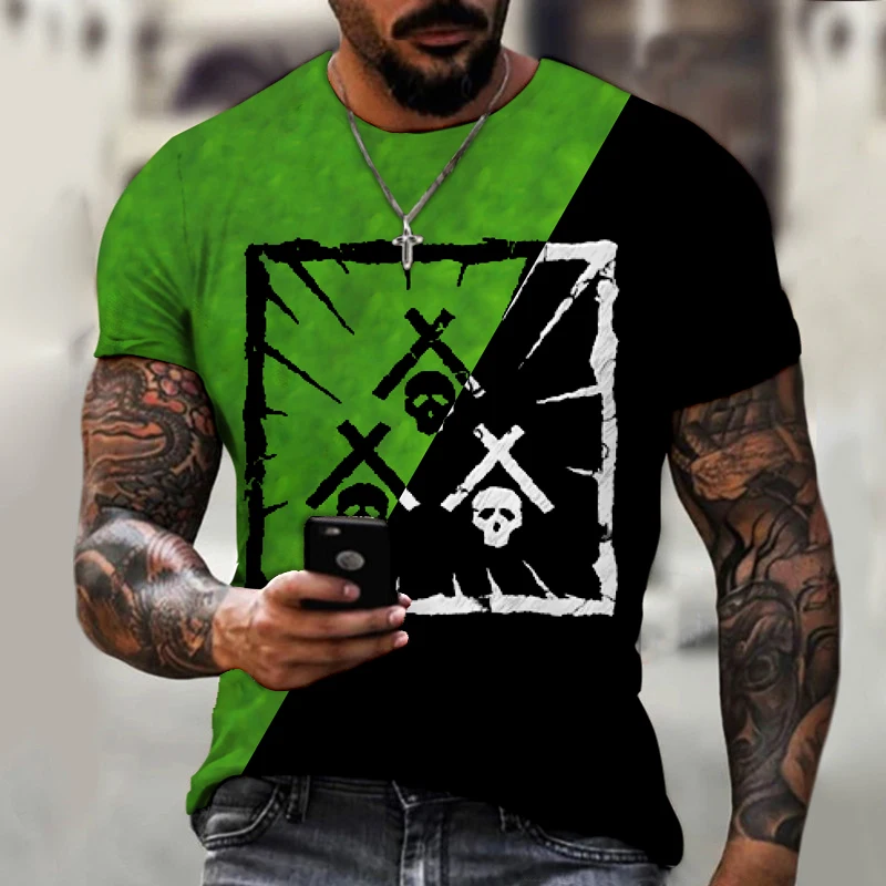 Cosplay Juokinga Negabaritinių marškinėliai O-Kaklo Viršūnes Vasaros Mados 3D Spausdinimo vyriški T Shirts Joker Veido Atsitiktinis Vyras Klounas Trumpas Rankovės