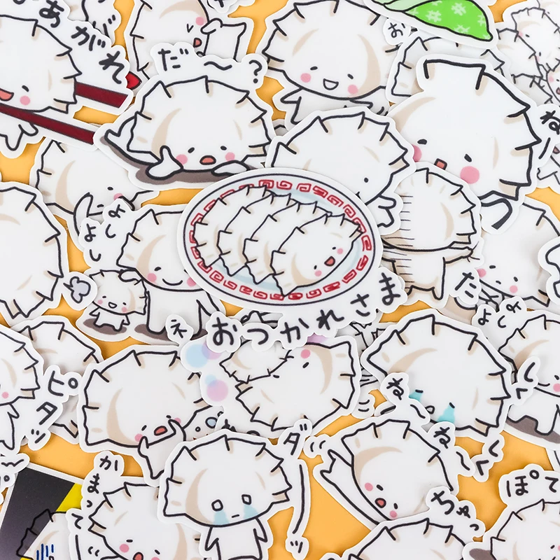 41pcs Kūrybos mielas rankomis dažyti kawaii savarankiškai pagaminti Maisto Koldūnai scrapbooking lipdukai/dekoratyviniai / 
