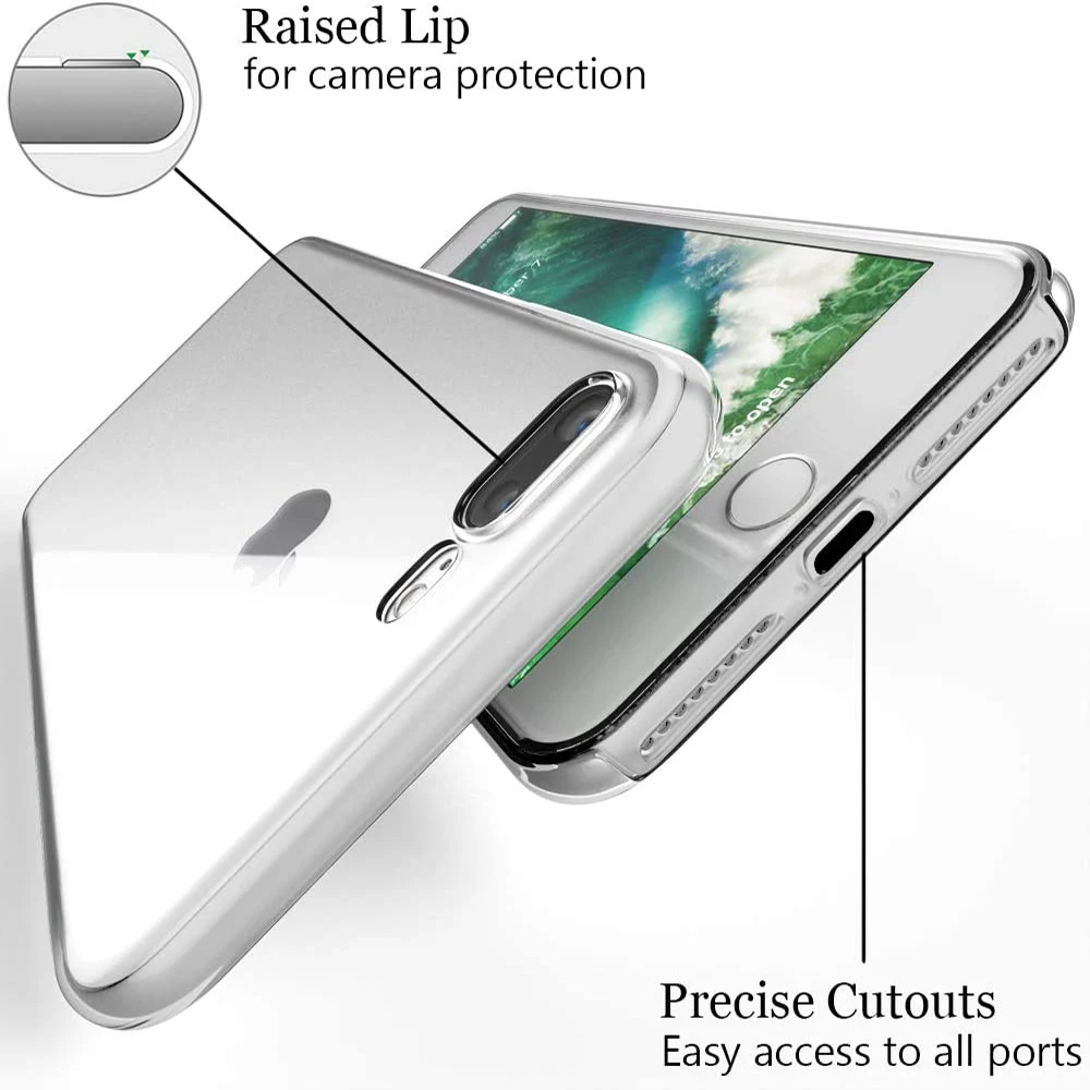 360 Visas Padengtas telefono dėklas skirtas iPhone 11 12 X X X X X XR XS Pro Max Mini iPhone 5 5S 6 6S 7 8 Plus SE 2020 Padengti Skaidriu Atvejais