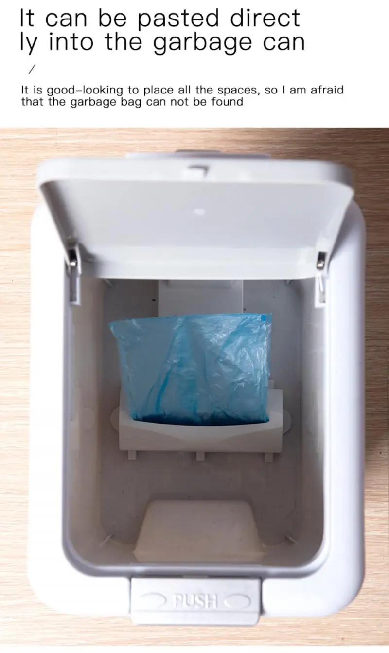 Virtuvės Saugojimo Krepšys Saugojimo Dėžutė Sienos Lentynos, Vonios Kambarys, Saugojimo Virtuvės Organizatorius Plastikinės Dėžės Nuimamas Plastiko Apdailos Containe