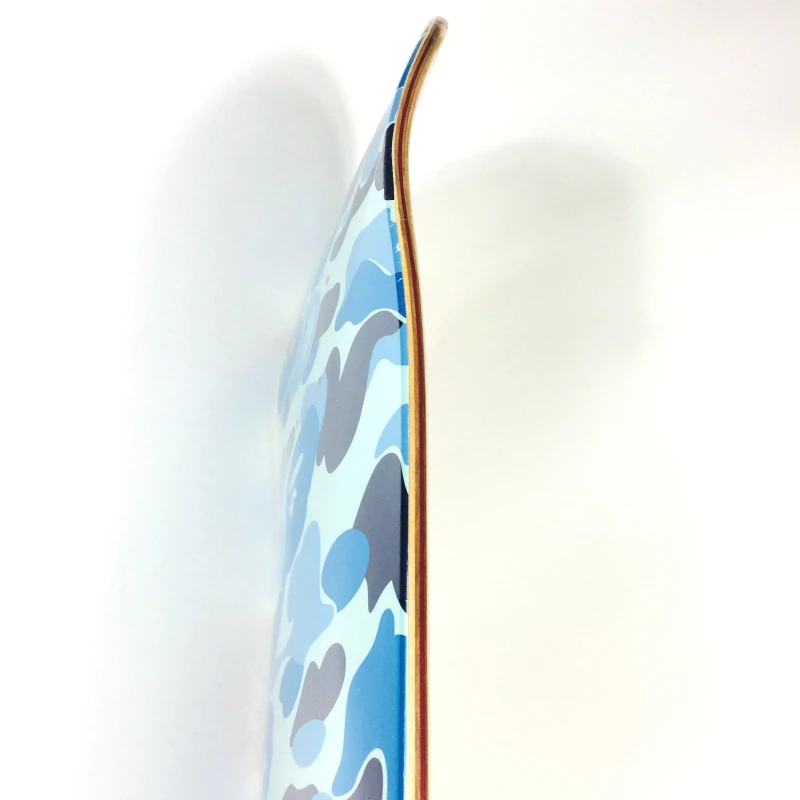 Mėlyna Skateboard Deck 7 sluoksnių Klevo Spalvos Ape Galvos Madinga Apdailos Maudymosi Denio Ape Skate Board MonkeyPictures