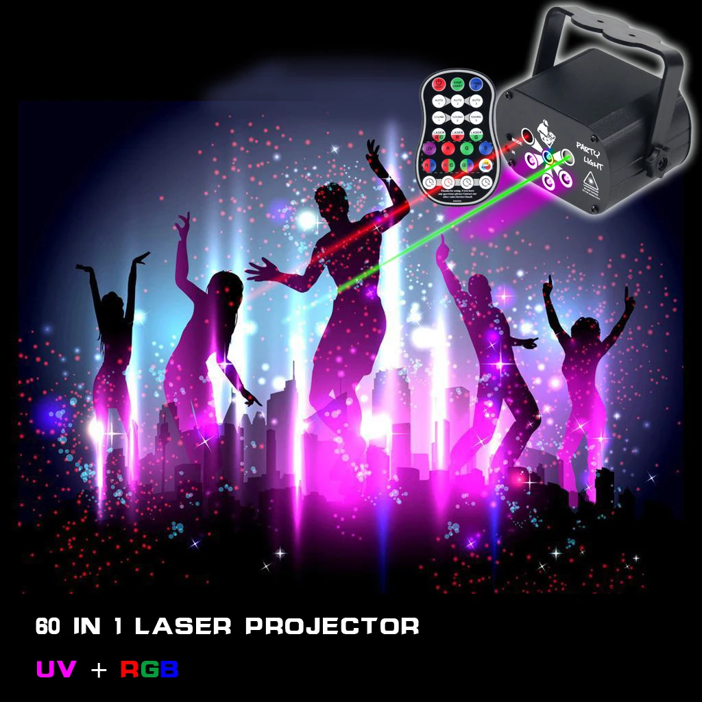Nemokamas Pristatymas Etapo Poveikį Šviesos DJ Disco Kalėdų Atostogų Namo Šalis Lazerio Garso LED Strobe Projektoriaus Nuotolinio Žvaigždėtas Dangus