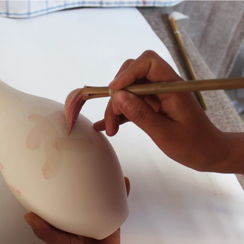 23cm Keramikos, Keramikos, Tapybos Spalvos Ištakos Teptuku Vištienos Galvos Kinijos Teptuku Keramikos Cermaic Molio Įrankiai