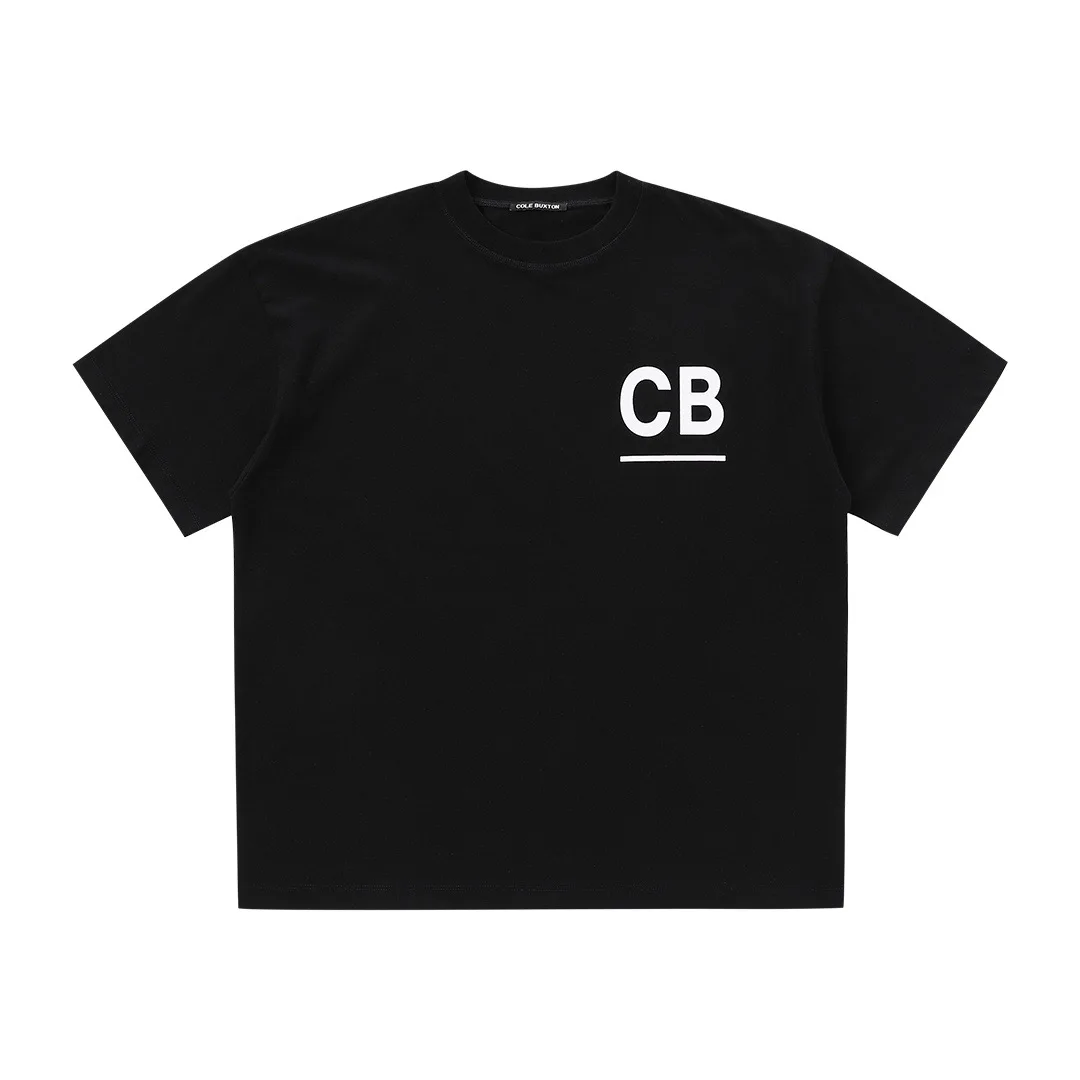 CB T-shirt Vyrai Moterys CB laišką, modelis T-Marškinėliai Medvilnė, Aukštos Kokybės Įgulos kaklo Viršuje Tees Harajuku stilius