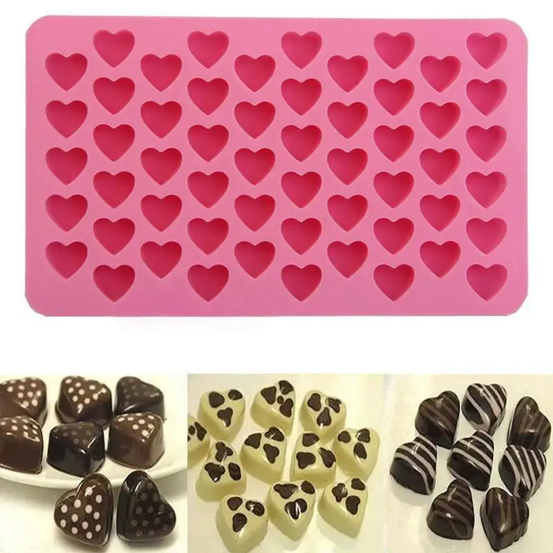3D Lengva Demoulding Silikono Formų Šokolado Torto Formos, Širdies Formos Bakeware Saldainiai Bedantis Dėklas Kepimo Raidžių Gėlių Karšto Pardavimo