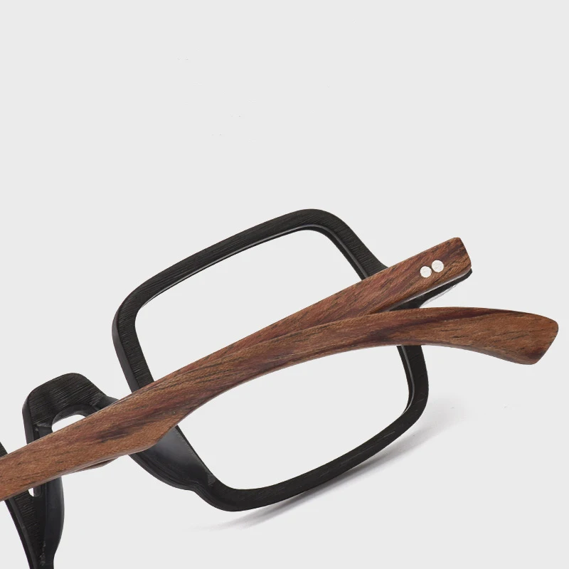 Retro Vyrų natūralaus Medžio Akinius Rėmo Aikštėje, Moterų, Prabangos Prekės Recepto Trumparegystė Optiniai Akinių Rėmeliai Mažas Skaitymo akiniai