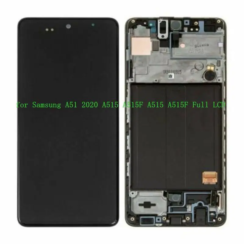 Galaxy A51 LCD su frame skaitmeninis keitiklis Jutiklio mazgas, Samsung A51 Ekranas A515 A515F A515F/DS,A515FD A515F