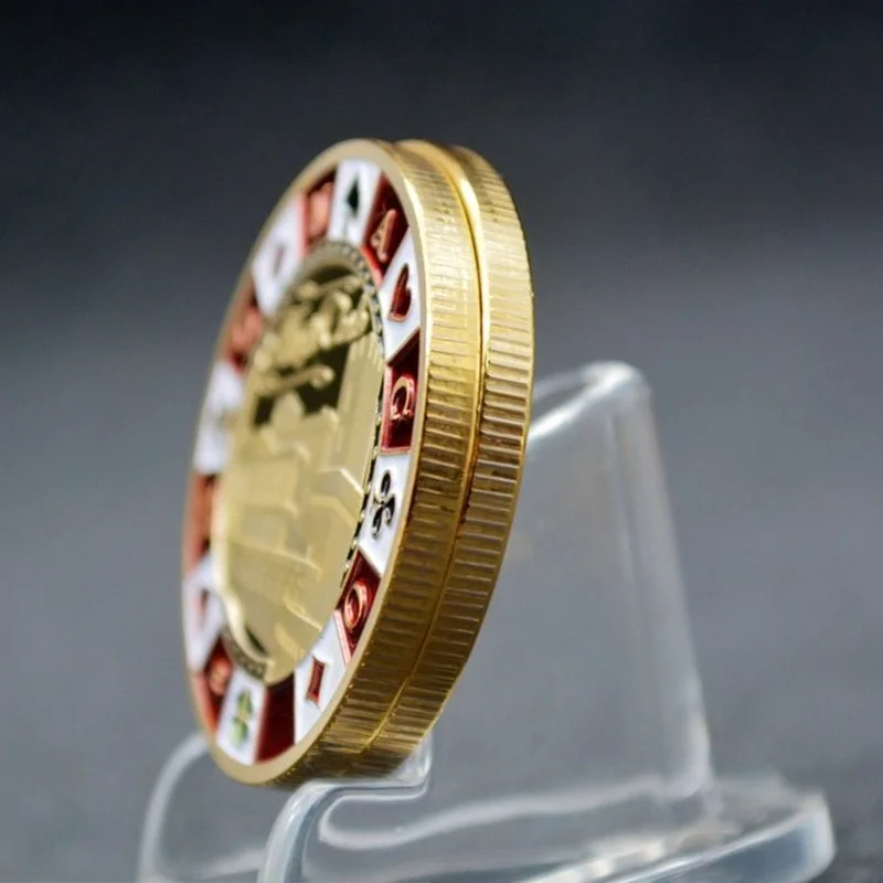 1PCS Monakas Metalo Medalis Padengti 24k Aukso Iškilumo Progines Kolekcines Monetos Ženklelis Iššūkis Monetos Dovana