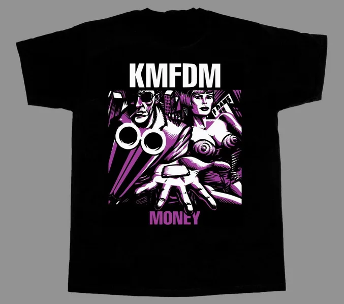 Kmfdm Pinigų Nauja Juoda Shortlong Rankovėmis T-Shirt Jaunimo Vidutinio Amžiaus Vyresnysis Tee Marškinėliai