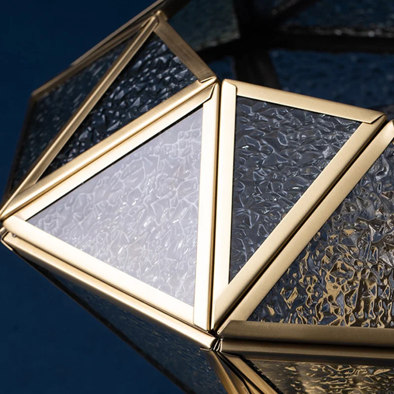 Gold Star Diamond Žalvario Dekoras Apšvietimas Diffany Šiuolaikinės Paviršiaus Lubų Lempa Apdailos Salonas Fojė, Koridoriuose Stiklo Valgomasis