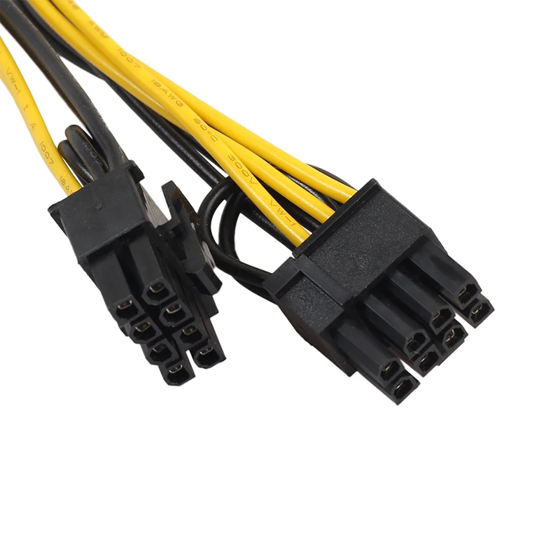 PCI-E 6-pin, 2x 6+2-pin (6-pin/8-pin) Maitinimo Splitter Cable PCIE PCI Express Kabelis PCIE PCI Express Maitinimo ilgiklis
