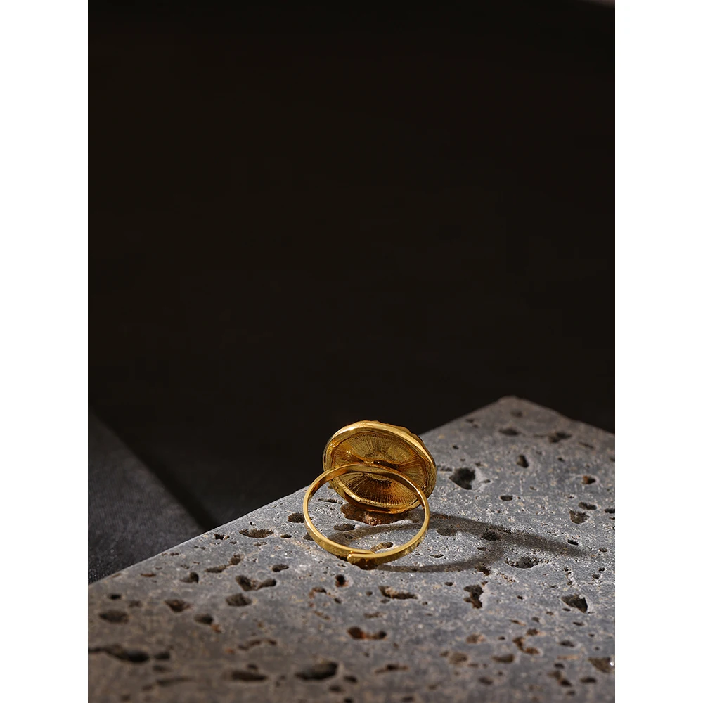 YMYW Liejimo Nerūdijančio Plieno Akių Žiedas Aukso Adjustbale Madingų Derliaus Žavesio Pigiau Žiedas Vyrams, Moterims, Šaliai, Papuošalai