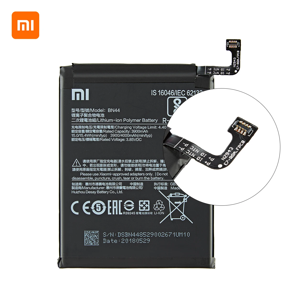 Xiao mi Originalus BN44 4000mAh Bateriją Xiaomi Redmi 5 Plius BN44 Aukštos Kokybės Telefoną, Baterijos Pakeitimas