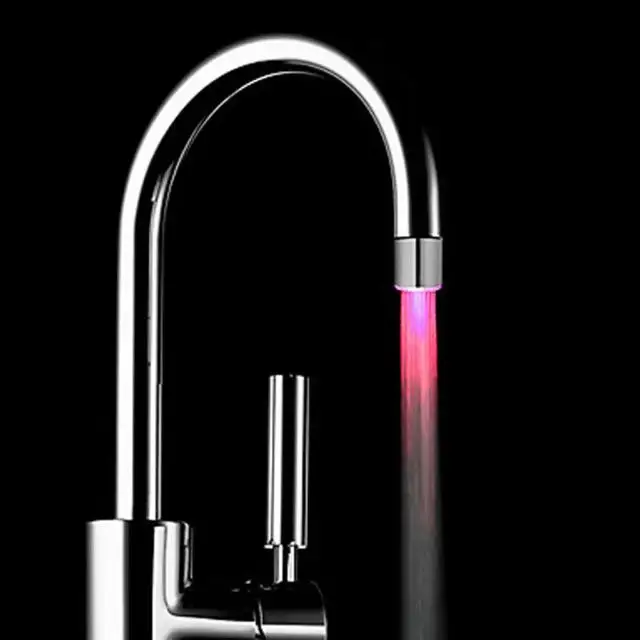 7 Spalvų Keitimas Romantiška LED Šviesos Dušo Galvutė Vandens Vonioje Namų Vonios Švyti Dušo Galvutė adapteris maišytuvas filtras bakstelėkite vadovas