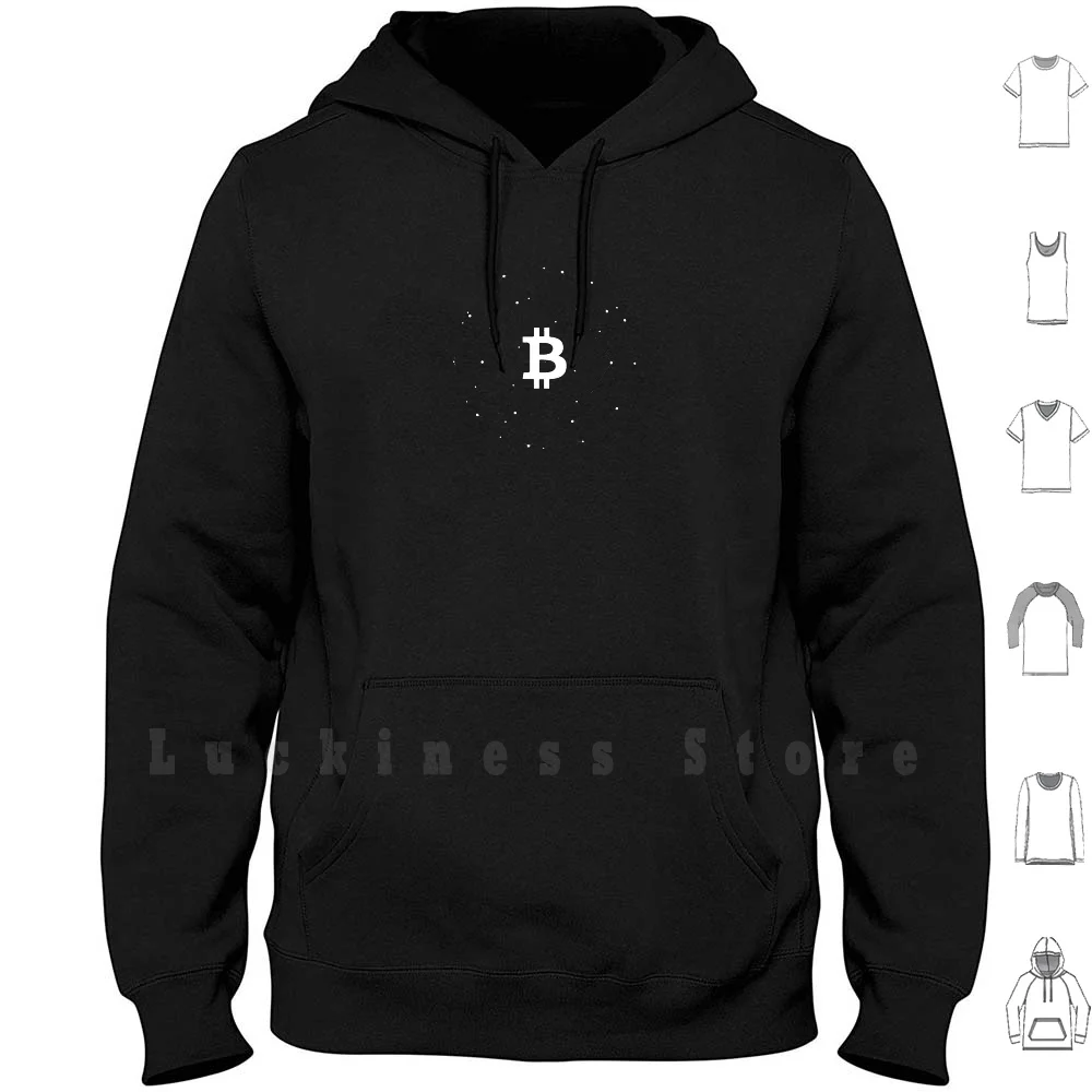 Bitcoin Cryptocurrency Decentralizuotas Logotipą, Balta ilgomis rankovėmis hoodies Kriptografijos Valiuta Bitcoin Kriptografijos Valiuta Geek, Vėpla