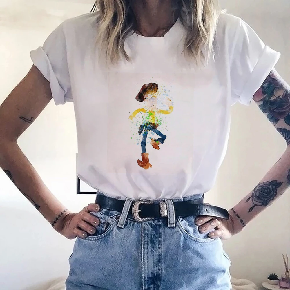 T marškinėliai Moterims Mados Drabužių Disney Toy Story Didelė Šeima Grafinis Marškinėlius Viršuje Lady Spausdinti Moterų Tee Unisex Marškinėliai