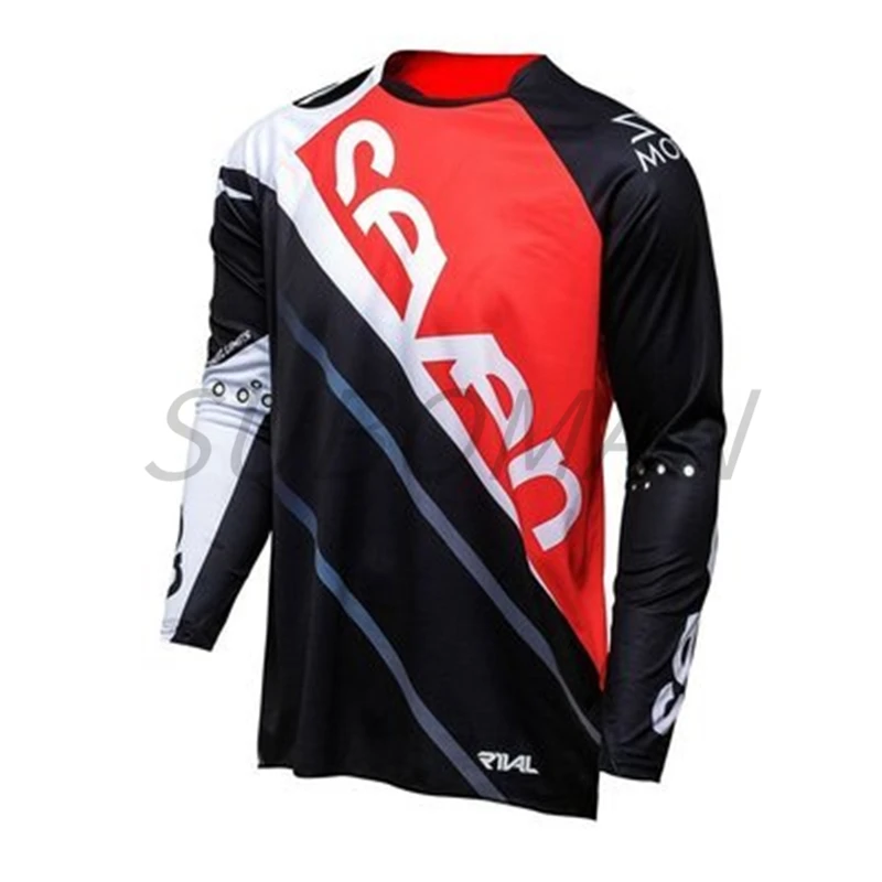2021 moto dviračių jersey ilgomis rankovėmis jojimo enduro mtb marškinėliai kalnų t-shirt camiseta MX, motokroso, kalnų dviračiu dėvėti mtb Sevem
