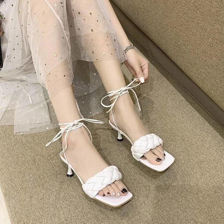 Elegantiškas Kulkšnies Vestuvių Moterų Mulų Želė Moterims, batai Atidaryti Kojų Moterų Batai Aukštakulniai Sandalai A502