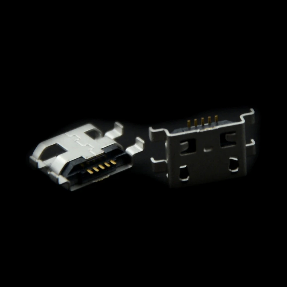 20pcs/daug Mini USB Remontas, Mobiliojo Planšetinio kompiuterio Uodega Kištukas Micro USB Jungtis 5pin Sunkiųjų Plokštė B Type Female Jack Mobile
