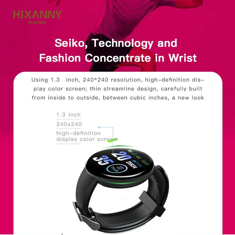 Smart Watch Vyrų Kraujo Spaudimas Smartwatch Moterų Vandeniui Sporto Širdies ritmo Fitness Tracker Laikrodžiai, skirta 