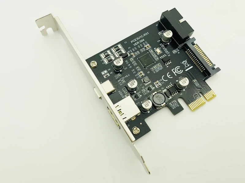 PCI-Express PCI-e, USB 3.1 Tipas-C Stove Post Card PCIe USB-C 2.4 Greitas Įkroviklis+19PIN Priekiniai USB Miner Plėtimosi Kortelės Adapteris