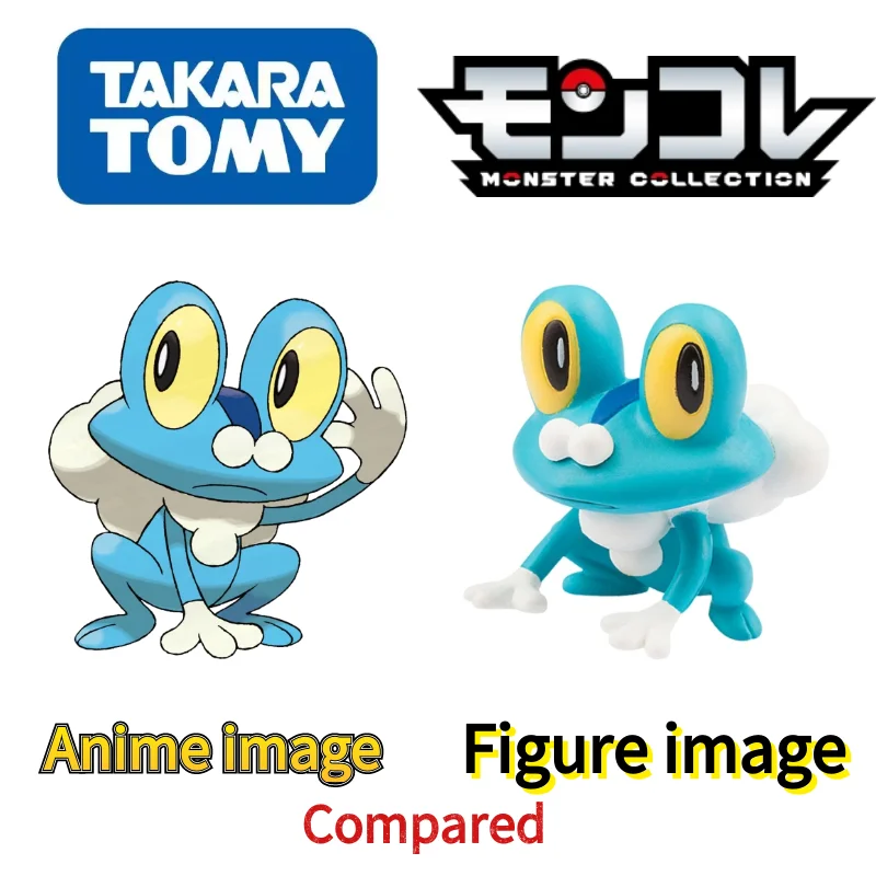 TOMY EX Azija-09 Pokemon Duomenys Kawaii Froakie Žaislai Aukštos Kokybės Išskirtinį Išvaizdą, Puikiai Atgaminti Anime Kolekcija Dovanos
