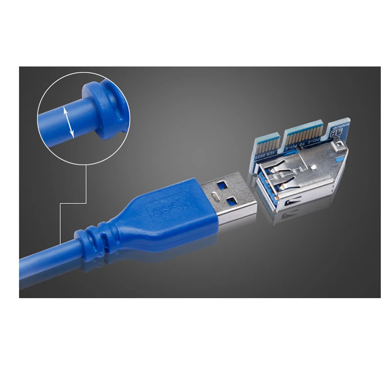 PCI-E, USB 3.0 PC Priekinio Skydelio USB 3 Expansion Card PCIE USB3 Adapteris, 3.5