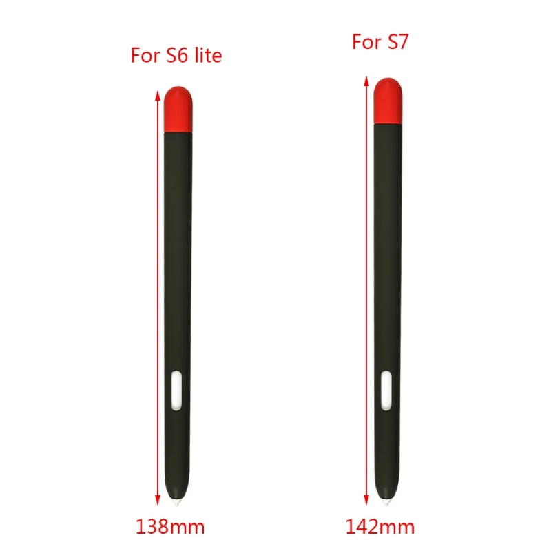 Mados Kelių Spalvų Minkšto Silikono Stylus Atveju Tab S6 Lite/S7 Tablet Touch Pen Dangtis