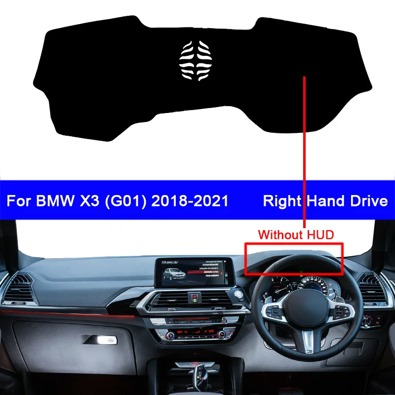 Automobilių Vidinis prietaisų Skydelio gaubtas, Skirtas BMW X3 G01 2018 2019 2020 2021 Auto Brūkšnys Kilimėlis Kilimų Žaliojo Saulės Pavėsyje, Anti-UV Dashmat Trinkelėmis Raštas
