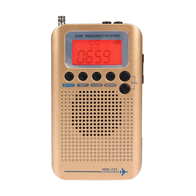 Daugiafunkcinis Full Band Radio FM/AM/SW/Oro/VHF Priėmimo Nešiojamų Radijo EM88