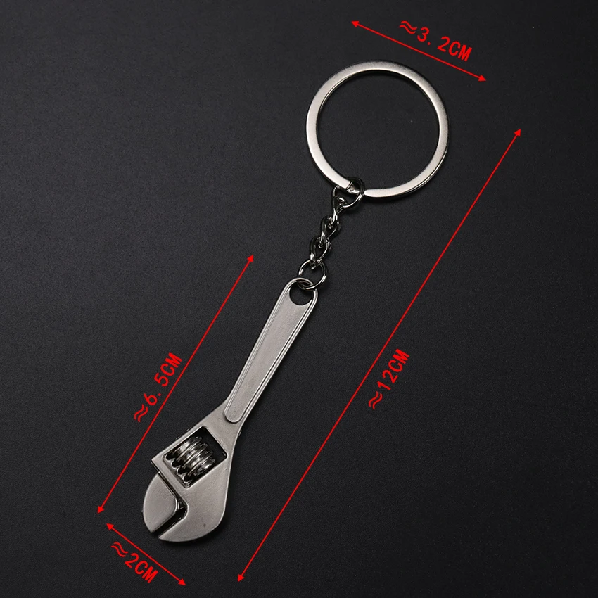 1PC Universalus Mini Reguliuojamas Raktas Keychain Realus Staklių Modelis Raktu Key Chain Reguliuojamas Raktas
