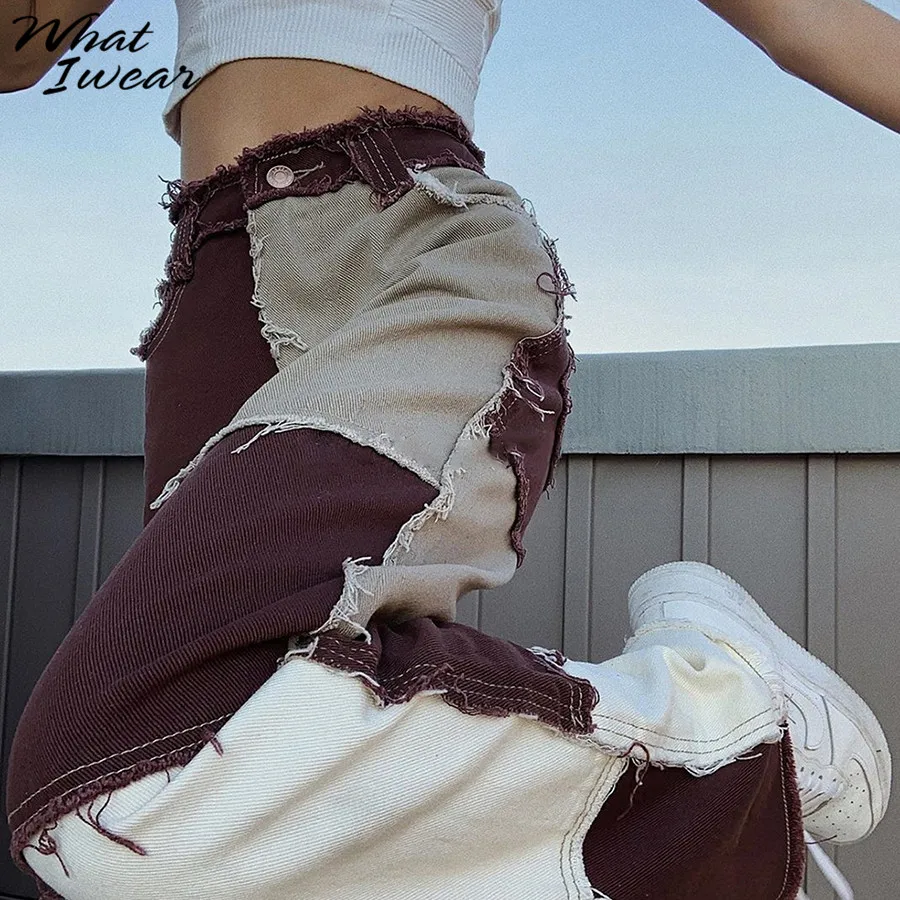 Moterų Kratinys Džinsai Mados Kelnės Aukštu Juosmeniu Tiesiai Ziajać rudenį naujų Slim Streetwear Femme Nuosėdos Lady Kelnės 2020 m.