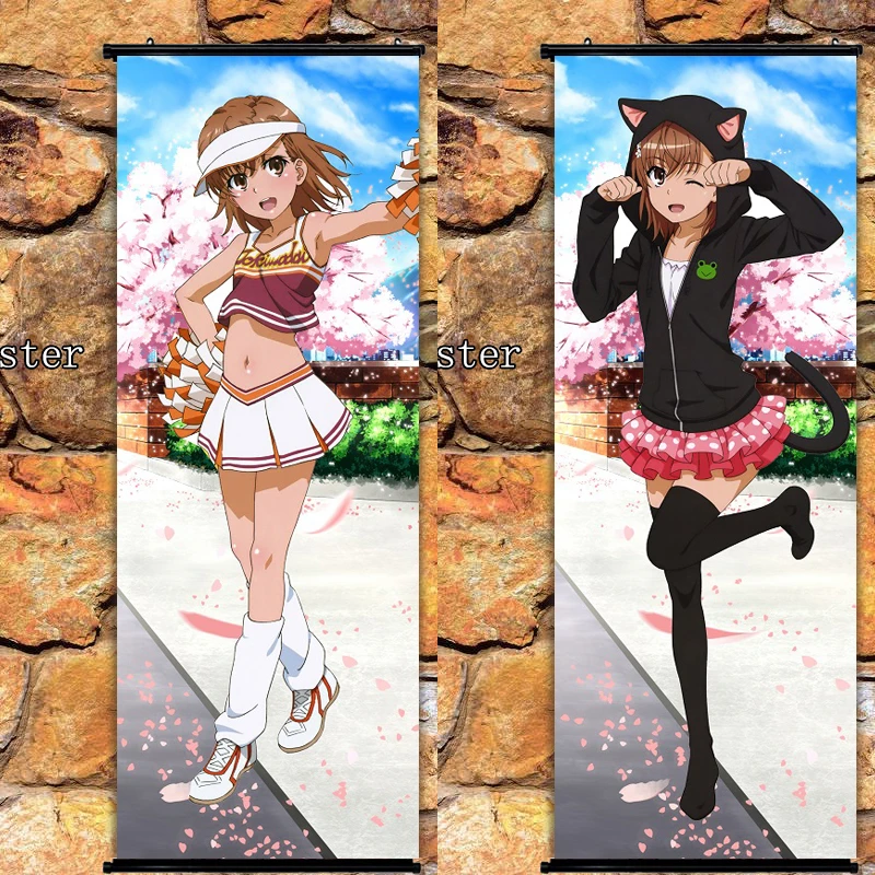 Anime Plakatu, Toaru Kagaku No Railgun Misaka Augalą Paskutinis Užsakymas Sienos Pažymėkite paveiksl Namų Puošybai 105x40cm