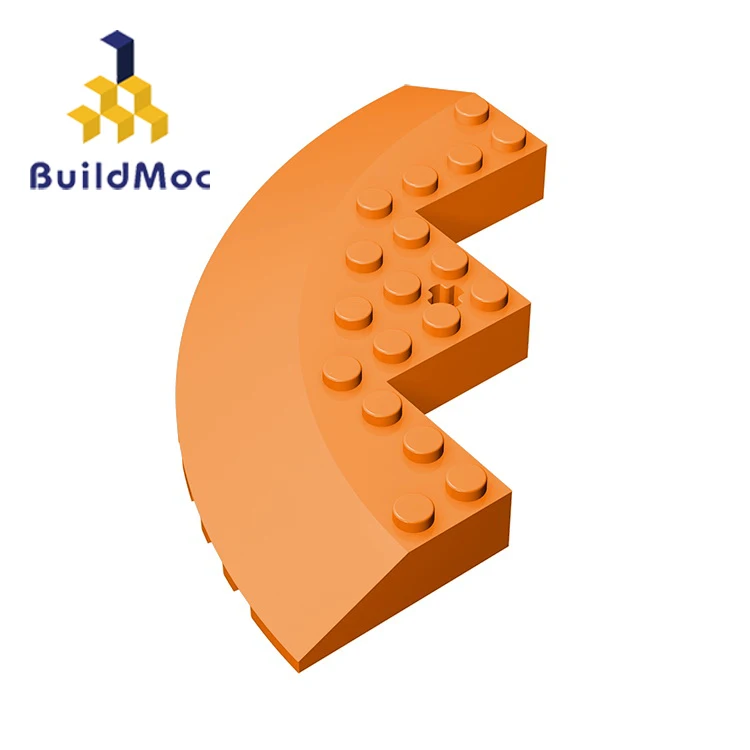 BuildMOC Surenka Dalelių 58846 Plytų Apvalus Kampe 10 x 10, Statyba Blokai, Dalys 