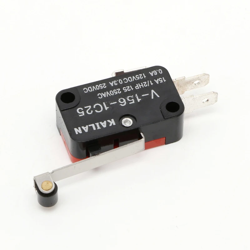 5vnt Micro Limit Switch Ilgai, V-156-1C25 Vyrių Roller Akimirksnį SPDT momentinio veikimo