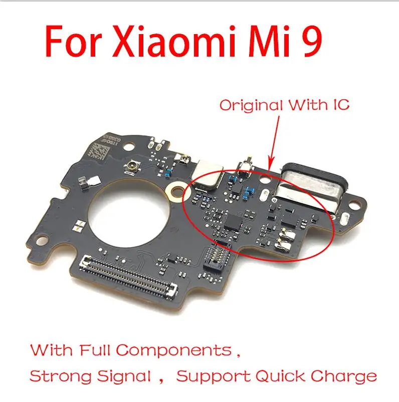 Originalus USB Įkrovimo lizdas Jungtis Su Mikrofonu Flex Kabelis Xiaomi Mi 6 Mi 8 Lite Pro Mi 9 9T CC9 Mi 8 9 Se Poco X3 Pro