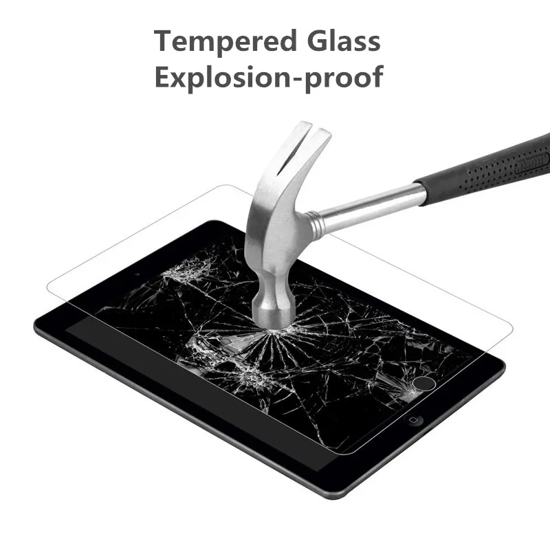 9H Tempered Glass Film for iPad 10.2 2019 Screen Protector Pro 10.5 11 2020 Air 1 2 3 New iPad 9.7