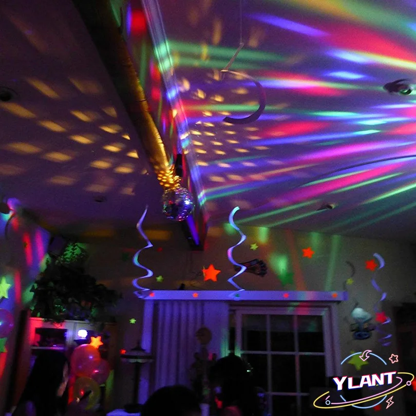 E27 6W Spalvinga Sukasi LED Etape Lempos dvipusis cove Magic Crystal Ball Poveikį Šviesos Xmas Party Bar DJ Disco Šviesos